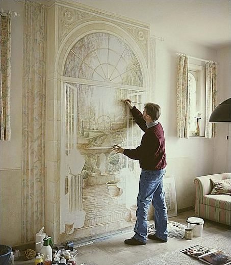 3d paintings on wall