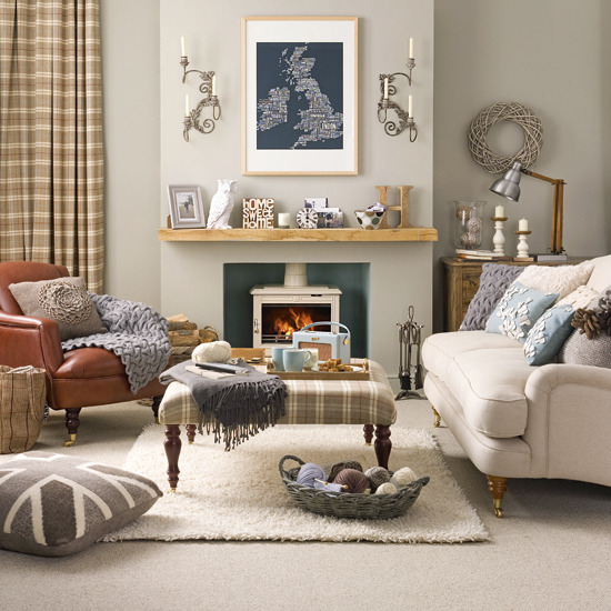Home Interior Design  Collection of Country  Living  Room  Styles