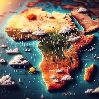 African Land Evolution and the Weather Impact