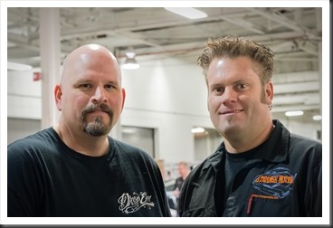 Bubba Harmon of Bubba's Garage and Tim Strange of Strange Motion