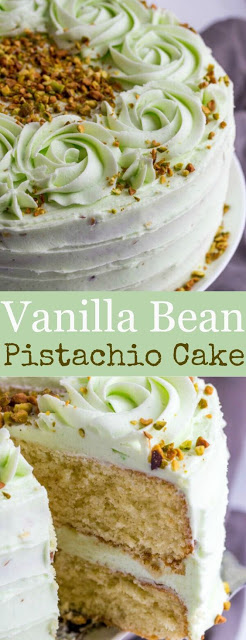 VANILLA BEAN PISTACHIO CAKE