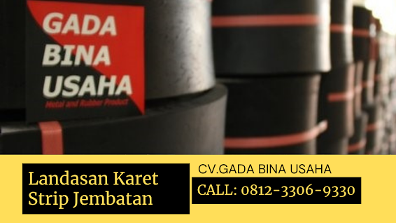 Landasan Karet Strip jembatan