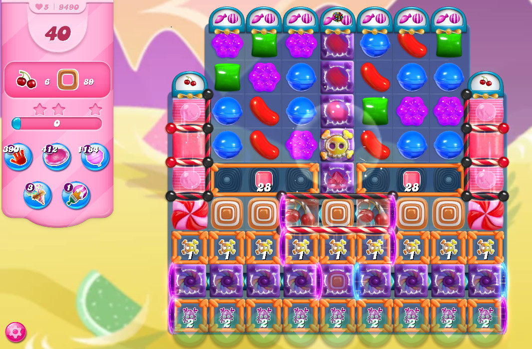 Candy Crush Saga level 9490