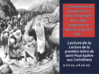  DIAPORAMA : "Que celui qui se croit solide fasse attention à ne pas tomber" (1 CO 10, 1-6.10-12)
