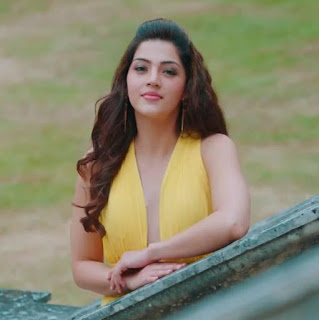 Mehreen Pirzada in Yellow Dress with Cute and Awesome Lovely Smile