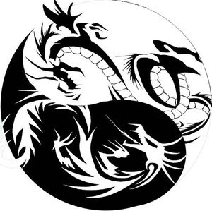 Chinese Tribal Dragon Tattoos Desaign