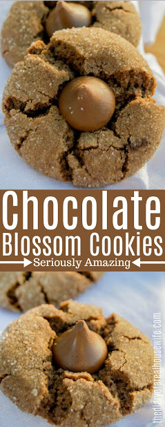 Chocolate Blossom Cookies