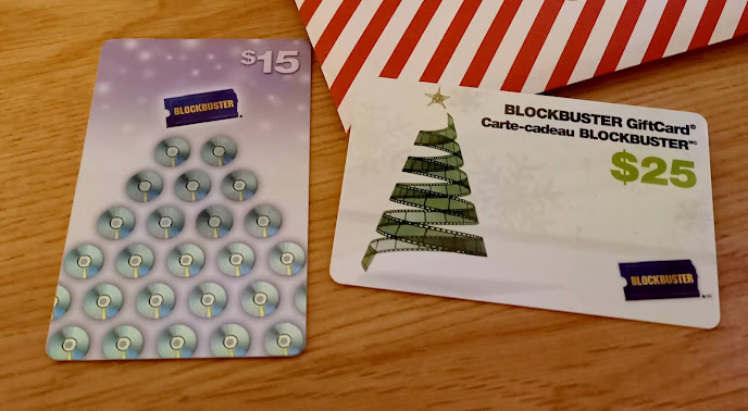 Blockbuster gift cards