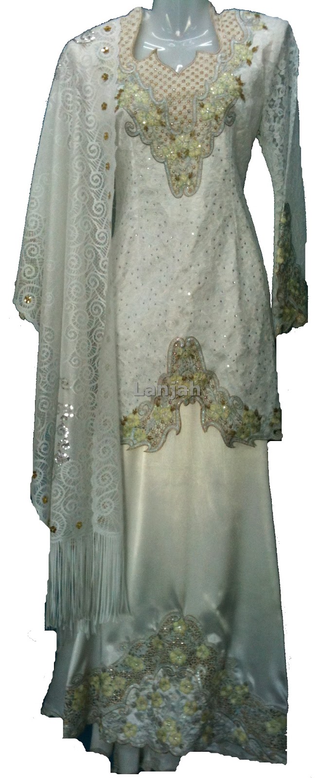 Tailoring and Boutique L004 Malay Wedding Gown Baju  