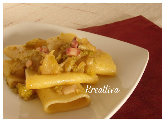 Paccheri con broccolo romano