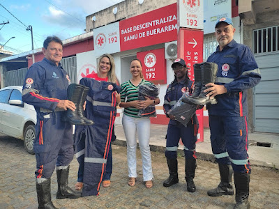 PREFEITURA DE BUERAREMA INVESTE EM NOVOS UNIFORMES PARA A EQUIPE DO SAMU