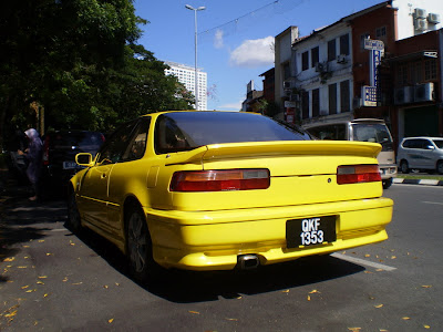 Different generations of Honda Integra