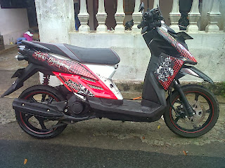 modifikasi motor yamaha x-ride