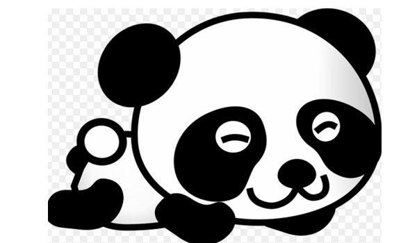 Mewarnai Gambar Kartun Panda Hitam Putih Aneka Gambar Gambar 