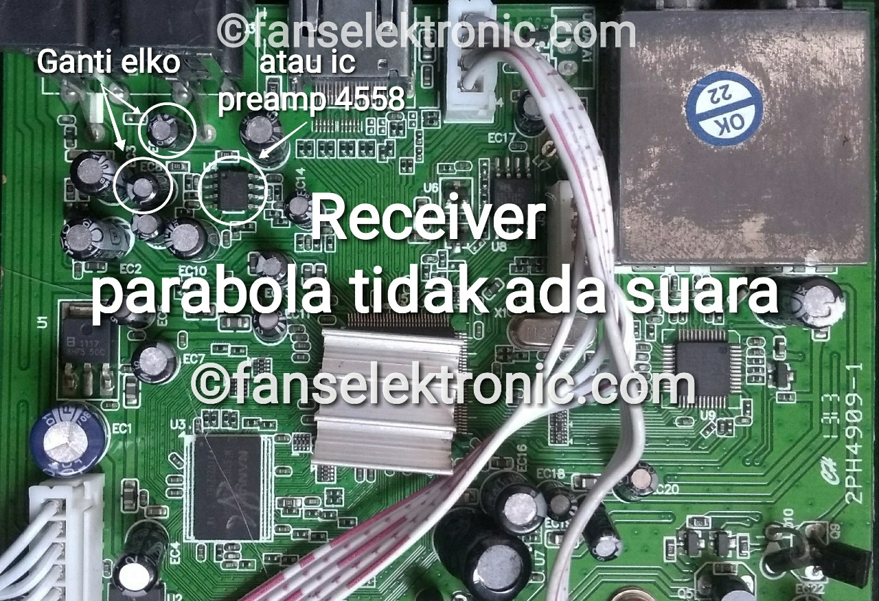 cara mengatasi receiver parabola tidak ada suara