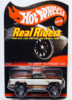 hot wheels '83 chevy silverado 4x4 rlc red line club