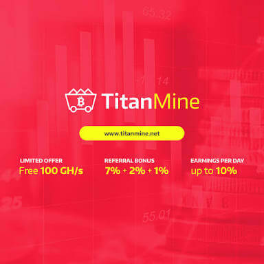 Cara mendapatkan Bitcoin &amp; 100 Gh/s dari situs Titanmine.net