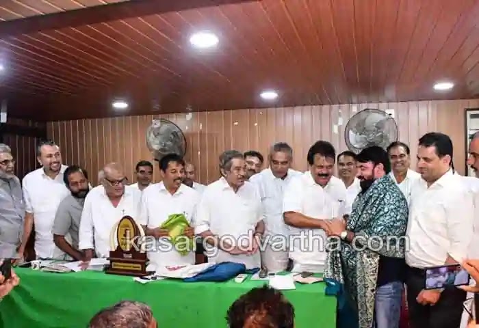 Top-Headlines, Kasargod, Kasaragod-News, Kerala, Kerala-News, Reception, Muslim League, Uppala, Thalangara, Muslim League held reception for Latheef Uppala Gate and Nizar Thalangara.