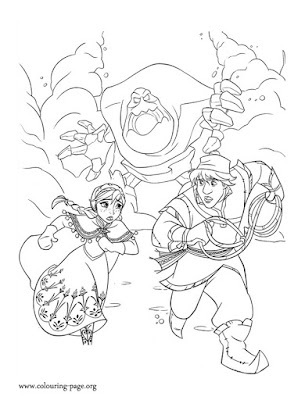 Desenhos do Frozen para Colorir e Imprimir