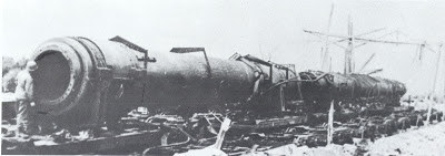 Cañón ferroviario Dora Schwerer Gustav railway gun Auerbach