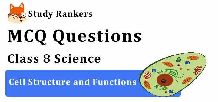 MCQ Questions for Class 8 Science: Ch 8 Cell Structure and Functions