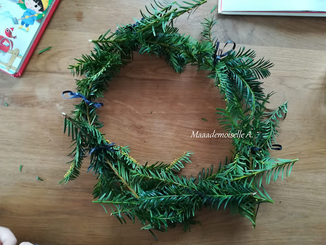 || DIY : Couronne de l'Avent naturelle