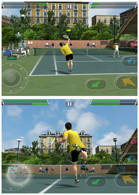 virtua tennis challenge android game double match screenshot