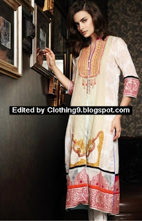 Firdous Embroidered Cotton Kurti