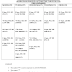 Timetable for Rain Semester 2014/2015