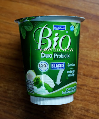 รีวิว ดัชชี่ ไบโอ ดูโอพรีไบโอติก โยเกิร์ตผสมวุ้นมะพร้าว (CR) Review Bio Duo Probiotic Yogurt with Nata De Coco Piece, Dutchie Brand.