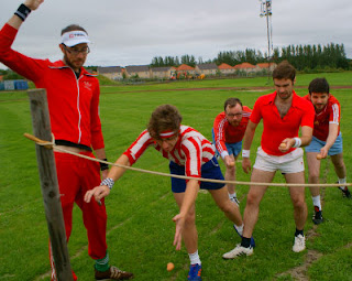 Cancel The Astronauts, having an egg and spoon race!