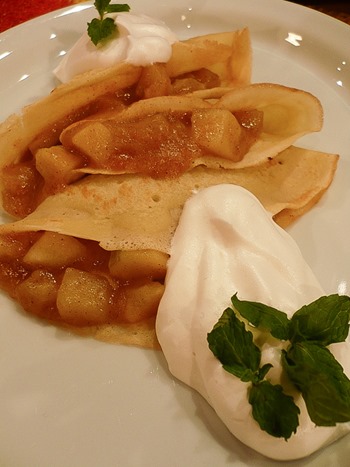 Crepes de manzanas doradas @casallamozas