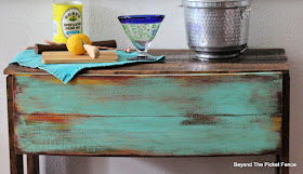 Upcycled Drawer Work Station