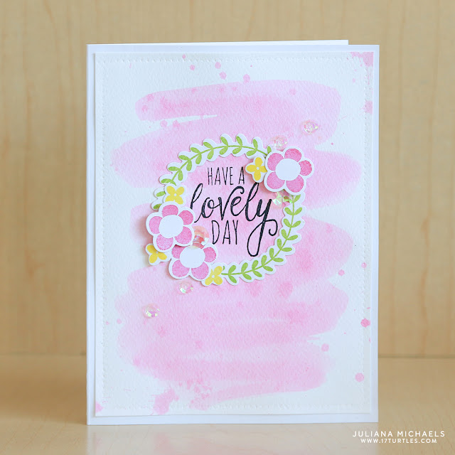 Have A Lovely Day Spring Card by Juliana Michaels featuring Lovely Spring Stamp Set and Lovely Day Die Set by Simon Says Stamp