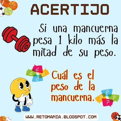 Desafío matemático, Reto matemático, Problema matemático, Problemas de Ingenio, Mates y Deportes, Matemática y Deporte, Retos visuales, Retos virales, Retos mentales, Acertijos visuales, Acertijos, Adivinanzas