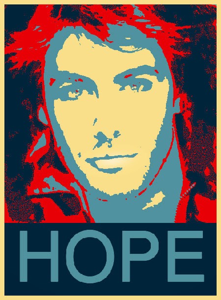 Poster Hope Obama Online Dengan LunaPic