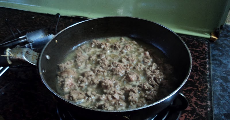 Resepi diet rendah karbohidrat versi 2 - daging cincang 
