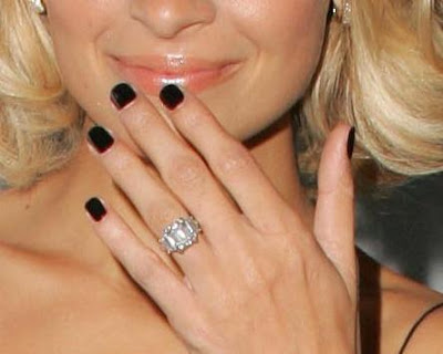 Nicole Richies Platinum Diamond Ring
