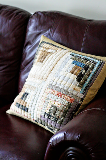 rustic charm cutter quilt pillow