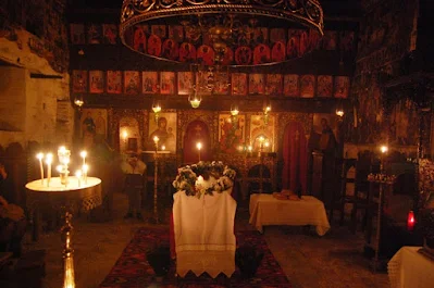 Αγρυπνία στο ναό της Γεννήσεως  του Χριστού εντός του Κάστρου της Σκιάθου.