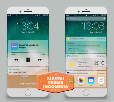 Download IOS Alakadarnya v11 Mtz Themes Like Iphone For MIUI Without Root