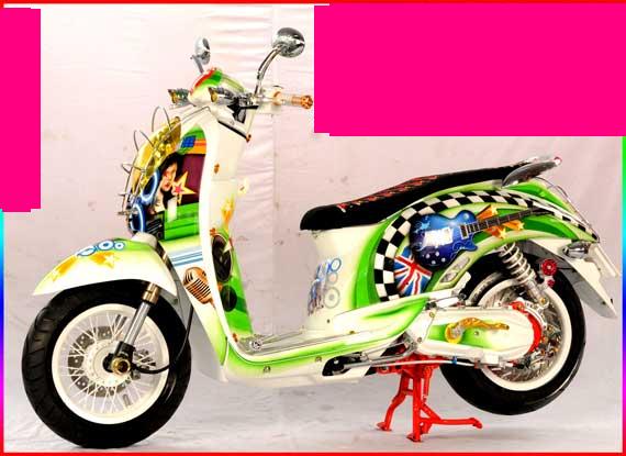 modif motor  yamaha 2011  Gambar  Modifikasi Honda Scoopy 