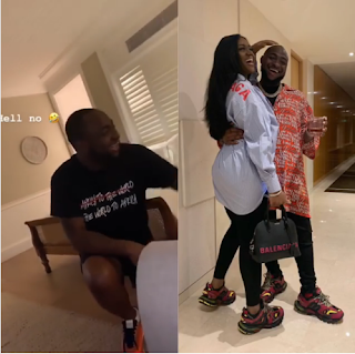 Davido Hilariously Proposed To Chioma, She Said No