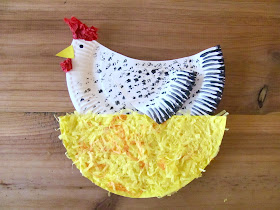 paper plate chicken