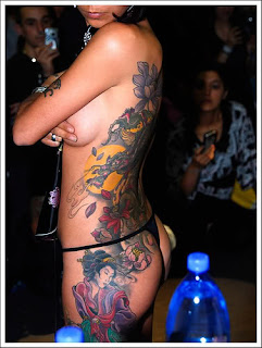 Japanese Sexy Body Art Tattoo
