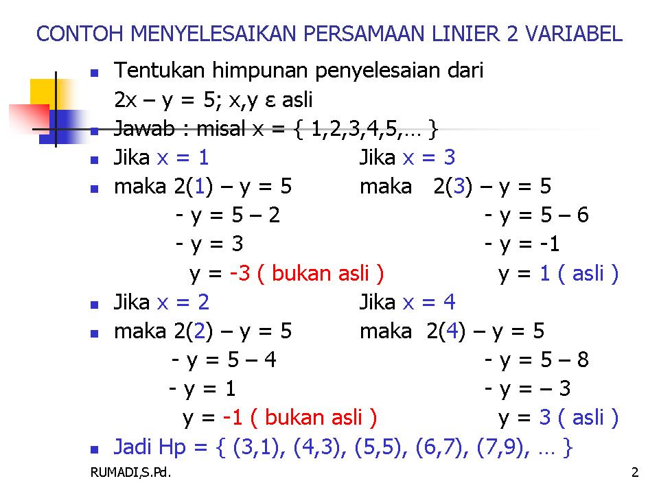 MATEMATIKA KELAS VIII OLEH RUMADI,S.Pd: HIMPUNAN 