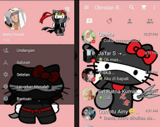 BBM Mod Hello Kitty Apk v2.13.1.14 Terbaru