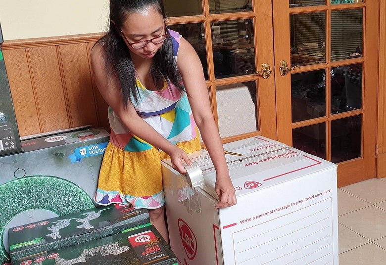 balikbayan box from Melbourne to the Philippines