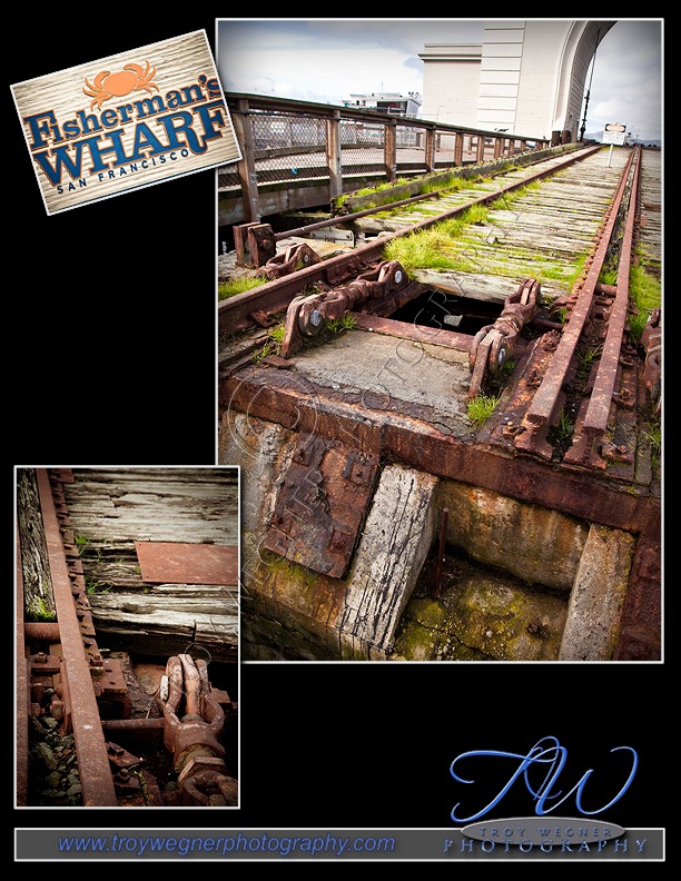 San Fransisco,  fishermans warf, loading dock, rust, bride