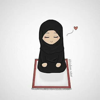 Islamic Couple Cartoon DP